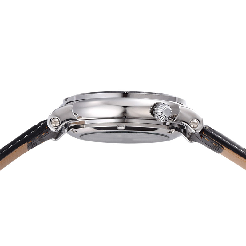 Mechanical Mens SHENHUA Watches Steampunk Transparent Skeleton Automatic Mechanical Watches