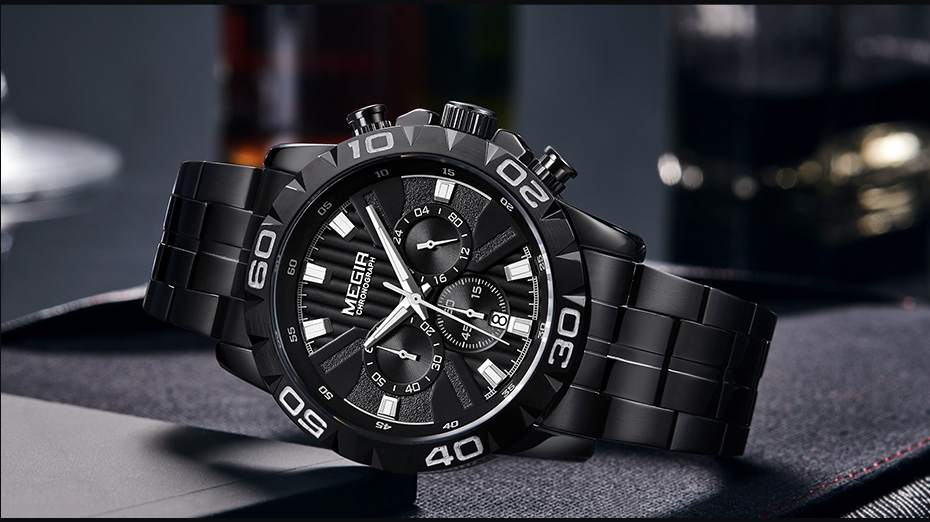 Watch Men Chronograph Quartz Business Mens Watches Top Brand Luxury Waterproof Wrist Watch