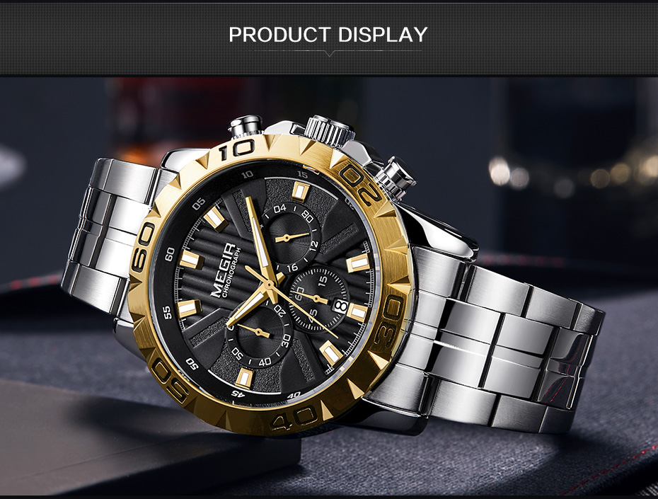 Watch Men Chronograph Quartz Business Mens Watches Top Brand Luxury Waterproof Wrist Watch