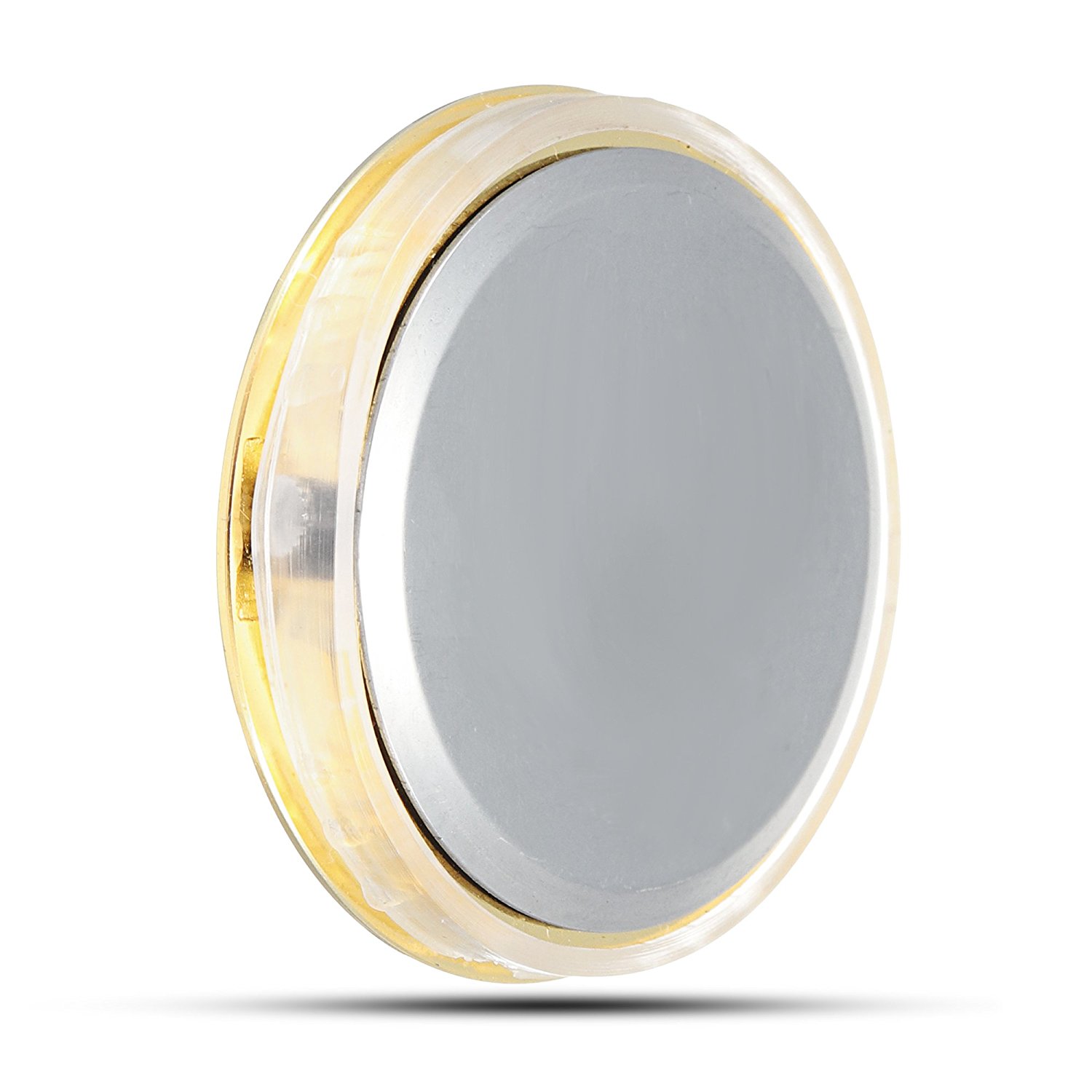 Mini Clock Insert Quartz Movement Round 1 7/16&quot; (35mm) Miniature Clock Fit Up Gold Tone Dial Roman