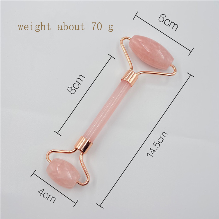 Rose Quartz Facial Massage Roller for Face Massage Anti-Aging, Anti-Wrinkle Beauty Skincare Tool