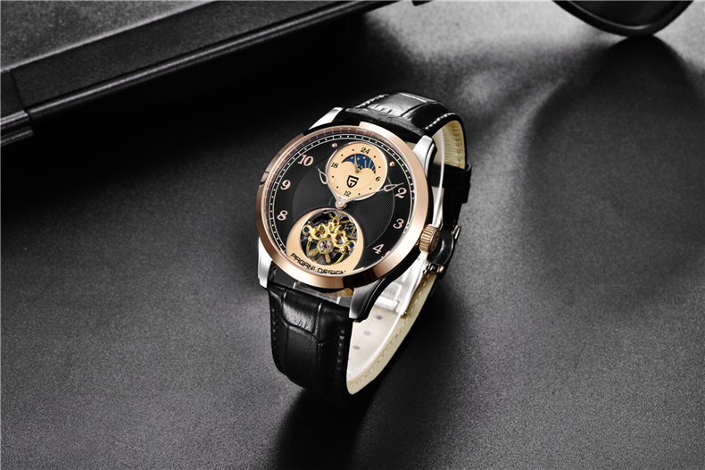Mens Watches 2020 Luxury Mechanical Tourbillon Hand Wind Watch Men Sapphire Waterproof Watch