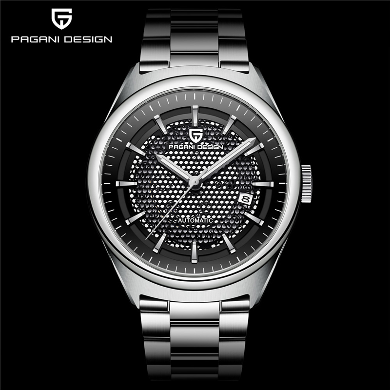 men's watches Luxury mechanical Watch fashion business stainless steel Automatic Date Clock