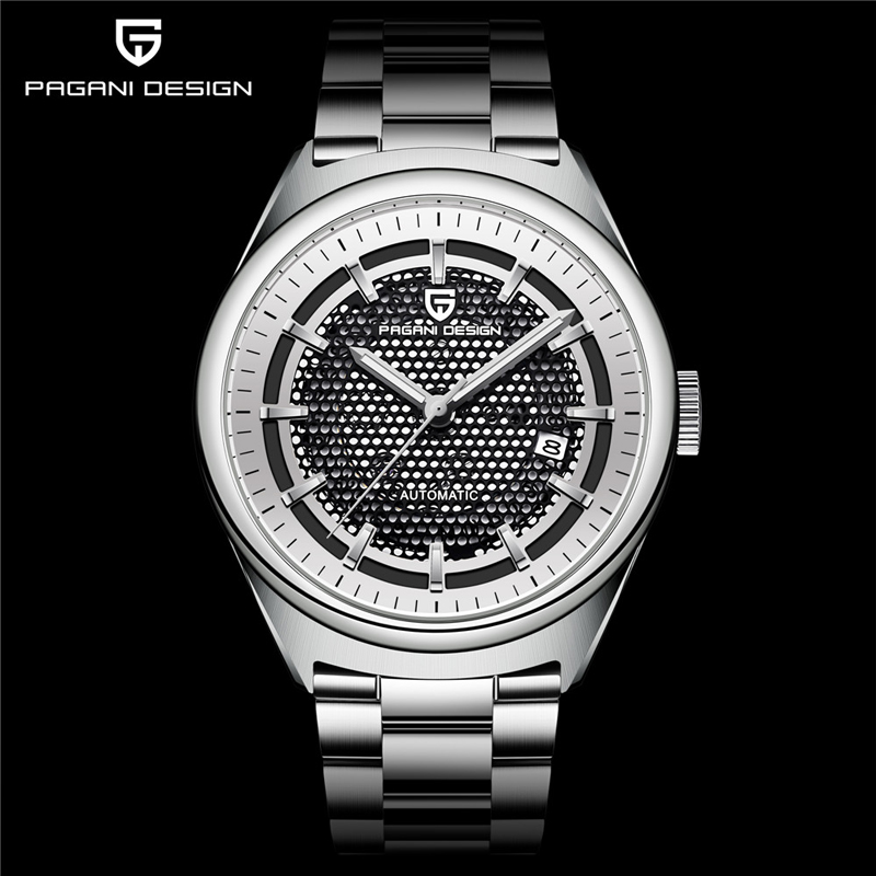 men's watches Luxury mechanical Watch fashion business stainless steel Automatic Date Clock