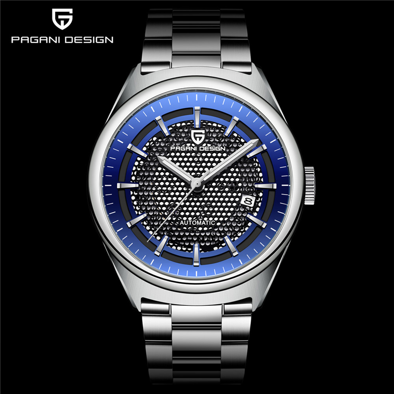 men's watches Luxury mechanical Watch fashion business stainless steel Automatic Date Clock