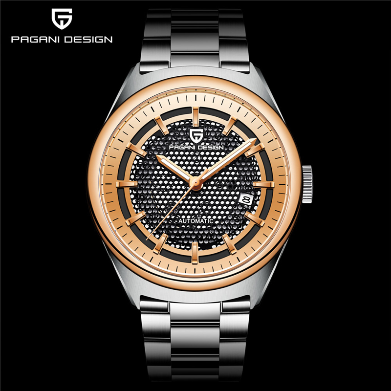 men's watches Luxury mechanical Watch fashion business stainless steel Automatic Date Clock