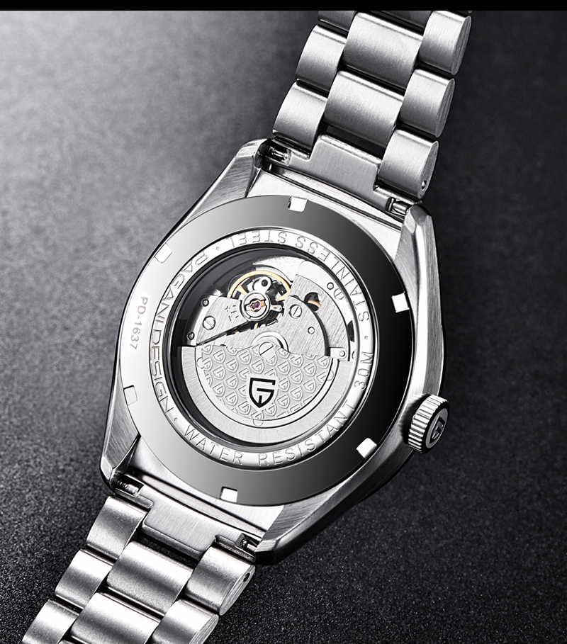 men's watches Luxury mechanical Watch fashion business stainless steel Automatic Date Clock