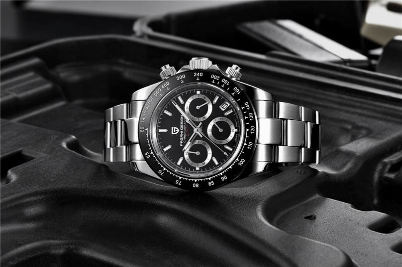 Chronograph Sports Watches Mens Luxury Brand Quartz 100M Waterproof Watch Relogio Masculino