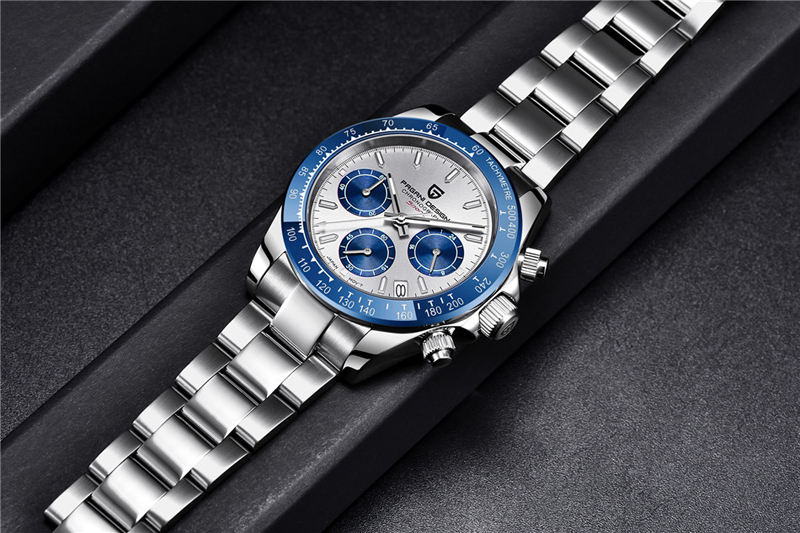 Chronograph Sports Watches Mens Luxury Brand Quartz 100M Waterproof Watch Relogio Masculino