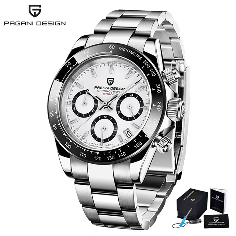 Chronograph Sports Watches Mens Luxury Brand Quartz 100M Waterproof Watch Relogio Masculino