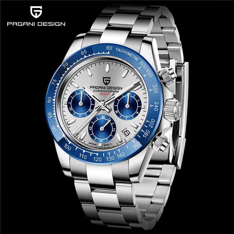 Chronograph Sports Watches Mens Luxury Brand Quartz 100M Waterproof Watch Relogio Masculino