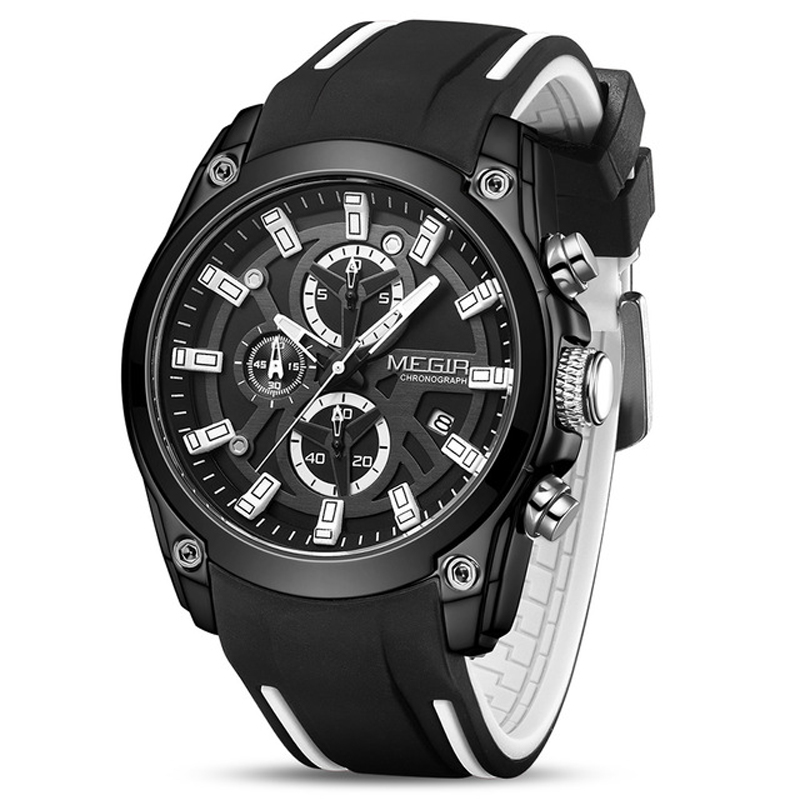 Sport Watches for Men Top Brand Luxury Chronograph Man Watch Military Quartz Clocks Luminous