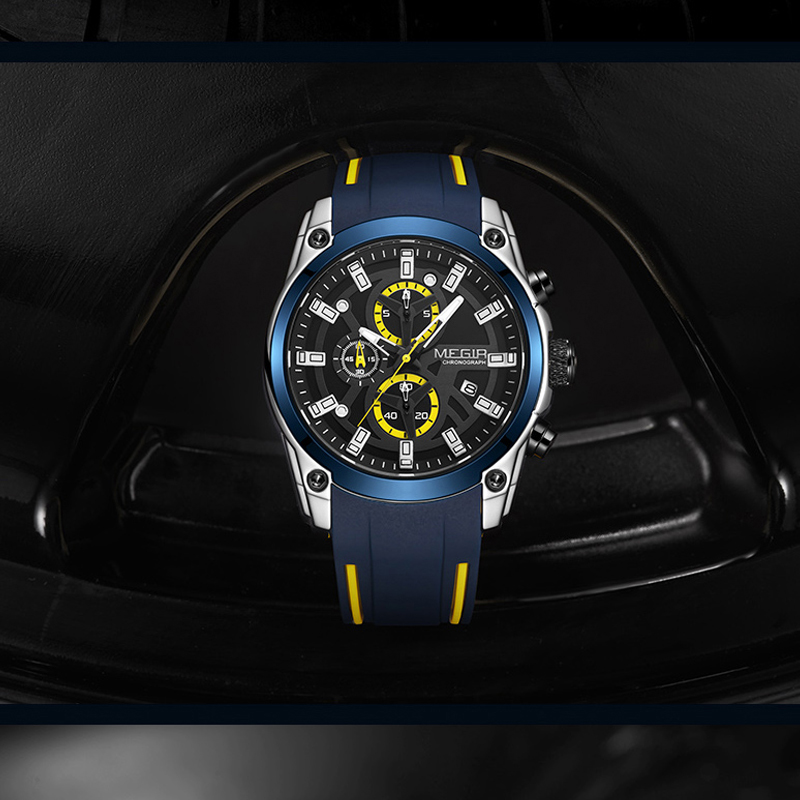 Sport Watches for Men Top Brand Luxury Chronograph Man Watch Military Quartz Clocks Luminous