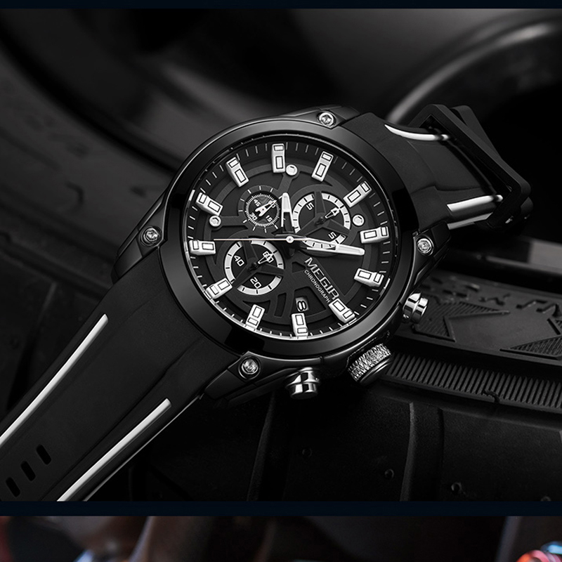 Sport Watches for Men Top Brand Luxury Chronograph Man Watch Military Quartz Clocks Luminous