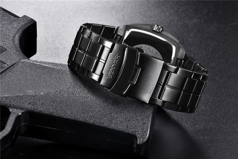 Men's Military Quartz Wrist Watch Top Luxury Waterproof Stainless Steel Watch Calendar Clock Man