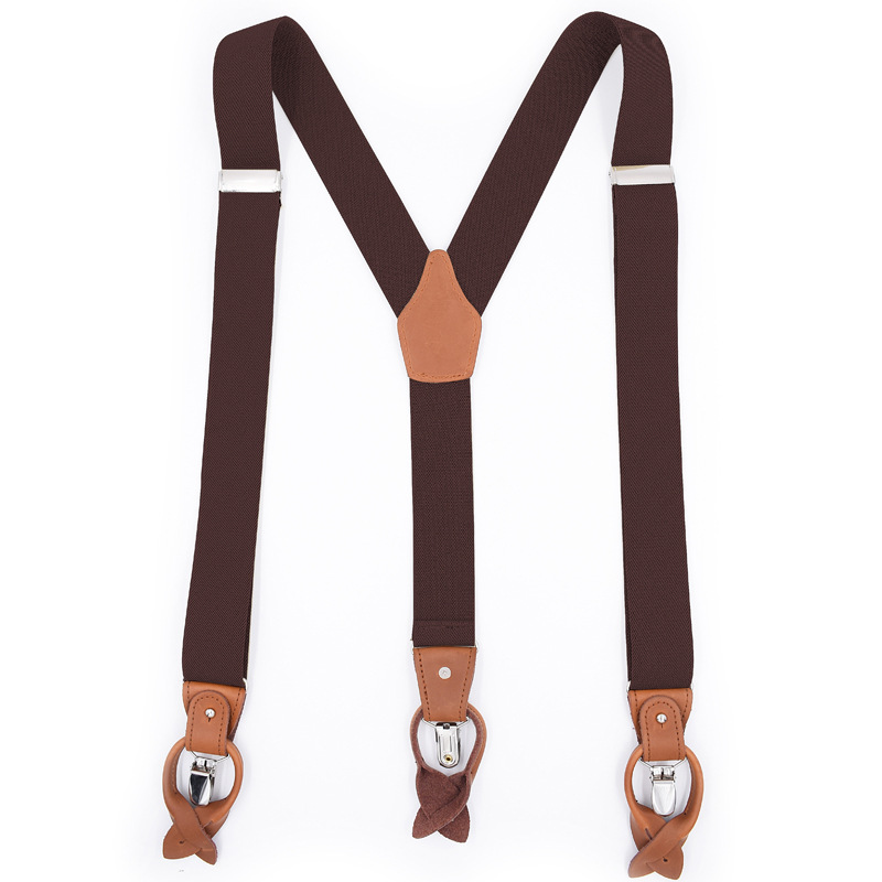 Mens Braces Suspenders Black 35mm X Back Heavy Duty Biker Snowboard Trousers Adjustable Thick Elastic Brace Classic Unisex Suspenders