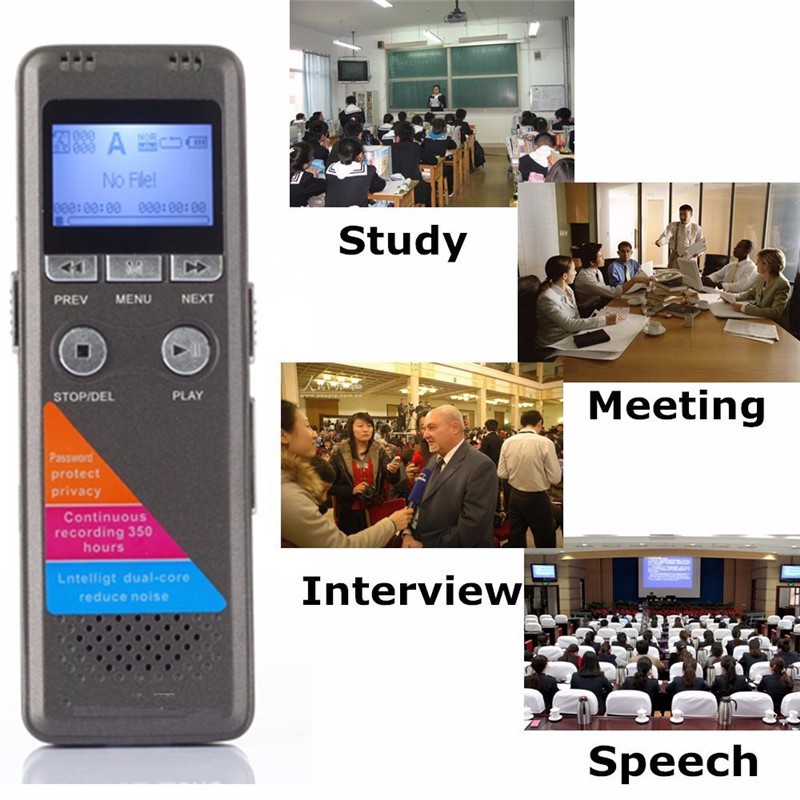 Mini USB Digital Voice Recorder Sound Micro Audio Device 8GB Portable Mp3 Player Dictaphone Meeting