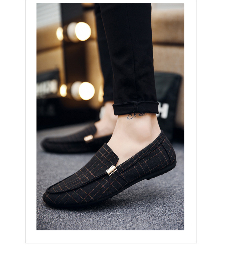 Men's shoes casual shoes cloth shoes Doudou shoes men's lazy shoes breathable men's shoes