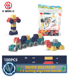 HW 100 Pieces Building Educational Block Lego Mixed Big Bricks Toy Set Great Gifts For Child Lego 100 pcs