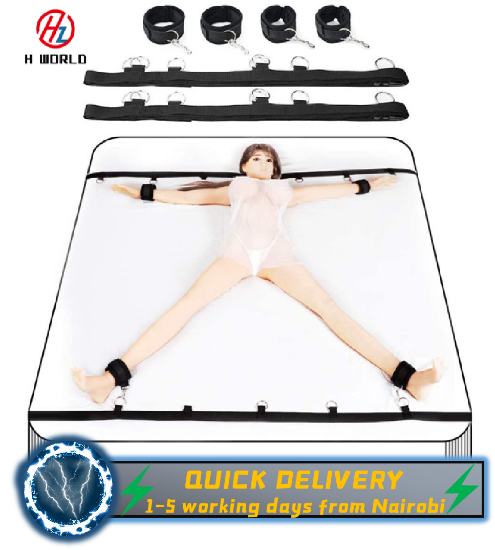 HW Fetish Bed Restraint for Sex,men sex toys women Sex Straps BDSM Toys Sets Bondage Tie up sex toys for adult man woman