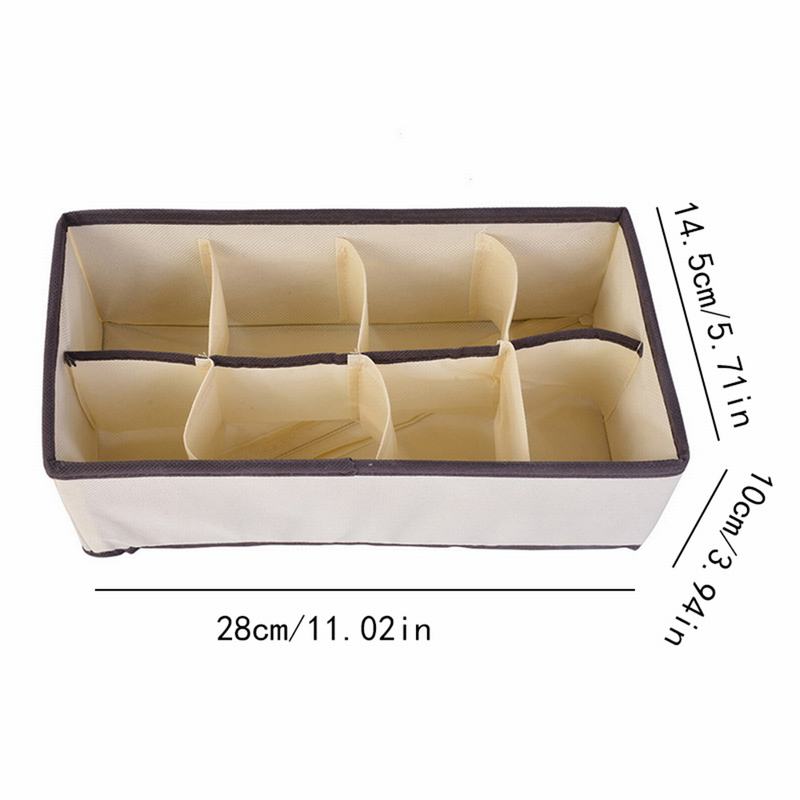 HW 4 PCS Underwear Bra Multi Organizer Storage Box Drawer Closet Organizers Boxes