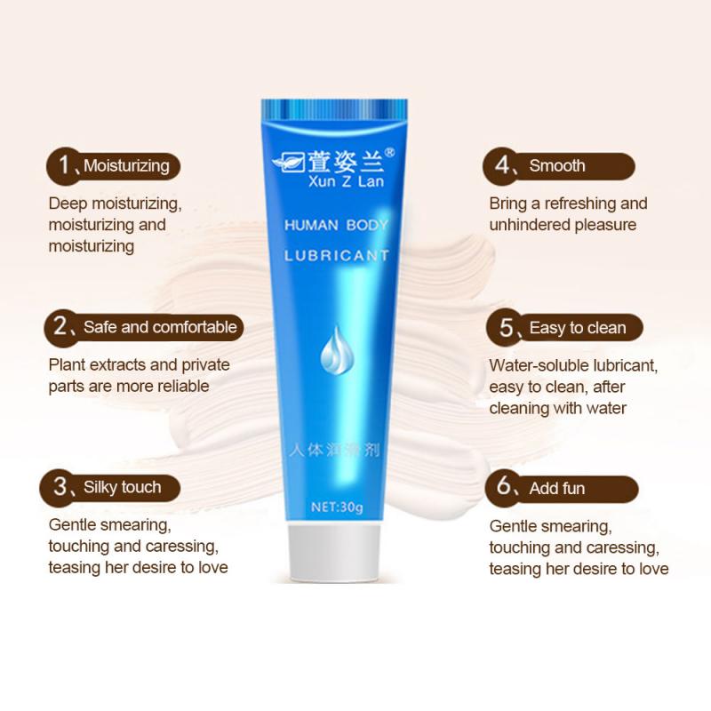 HW 1PC/60ML Unisex Sex Gel Lubricant Water Based Lube Massage Oil Sexual Sex product women and man for sex toys dildo vibator