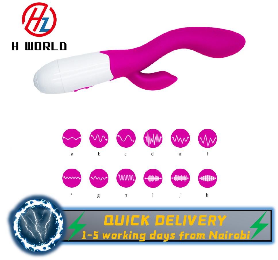 HW GREEN BABY FULL EXCITEMENT 12 Vibrating Frequency Modes Waterproof sex toys Wand Massager women Sex toy