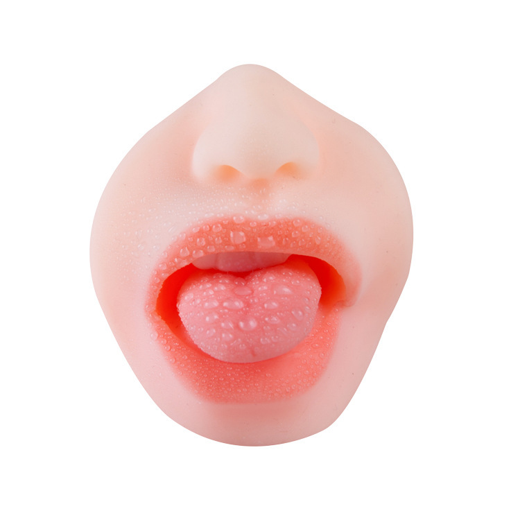 HW Male Masturbators 2 in 1 Male Pocket Pussy Blowjob Stroker with Realistic Mouth Vivid Vagina Soft Sex Dolls Anal Play, Adult Sex Toys for Men Penis Stimulation Pleasure - Flesh