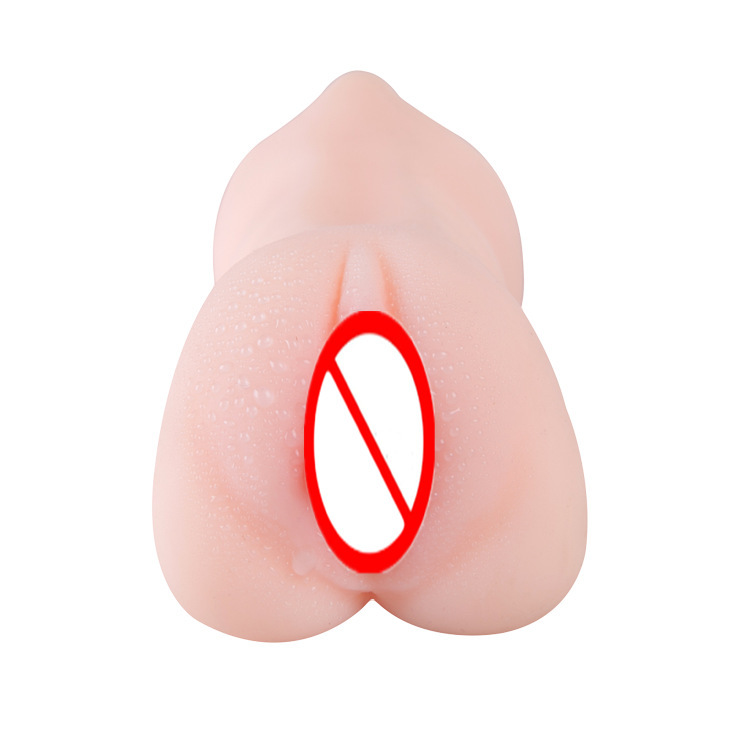 HW Male Masturbators 2 in 1 Male Pocket Pussy Blowjob Stroker with Realistic Mouth Vivid Vagina Soft Sex Dolls Anal Play, Adult Sex Toys for Men Penis Stimulation Pleasure - Flesh