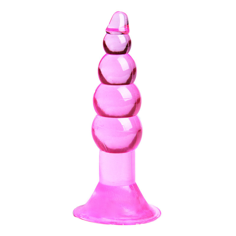 HW Silicone Anal Plug with suction Continuous shooting fun pull bead female male unisex sex products adult