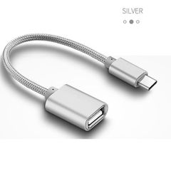 micro usb otg Cable micro usb to USB Data Cable otg usbµ usb Cable micro usb OTG Adapter silvery 22cm