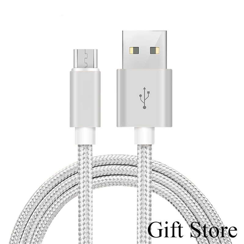 Micro USB Data Cables Fast Charging data line For Android Phone Nylon charging cables Charger Cable