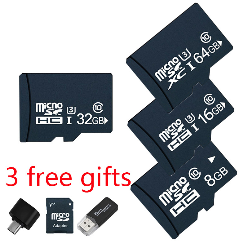 【3 free gifts】High Speed TF Card Micro SD Card memory Card MicroSD 16G 32G 64G 128G memorycard For phones Camera