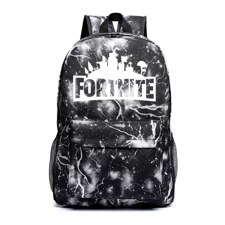 Custom Fortnite Game Fortress Night Lights Bag Men And Women - custom fortnite game fortress night lights bag men and women backpack youth campus backpack black1 one