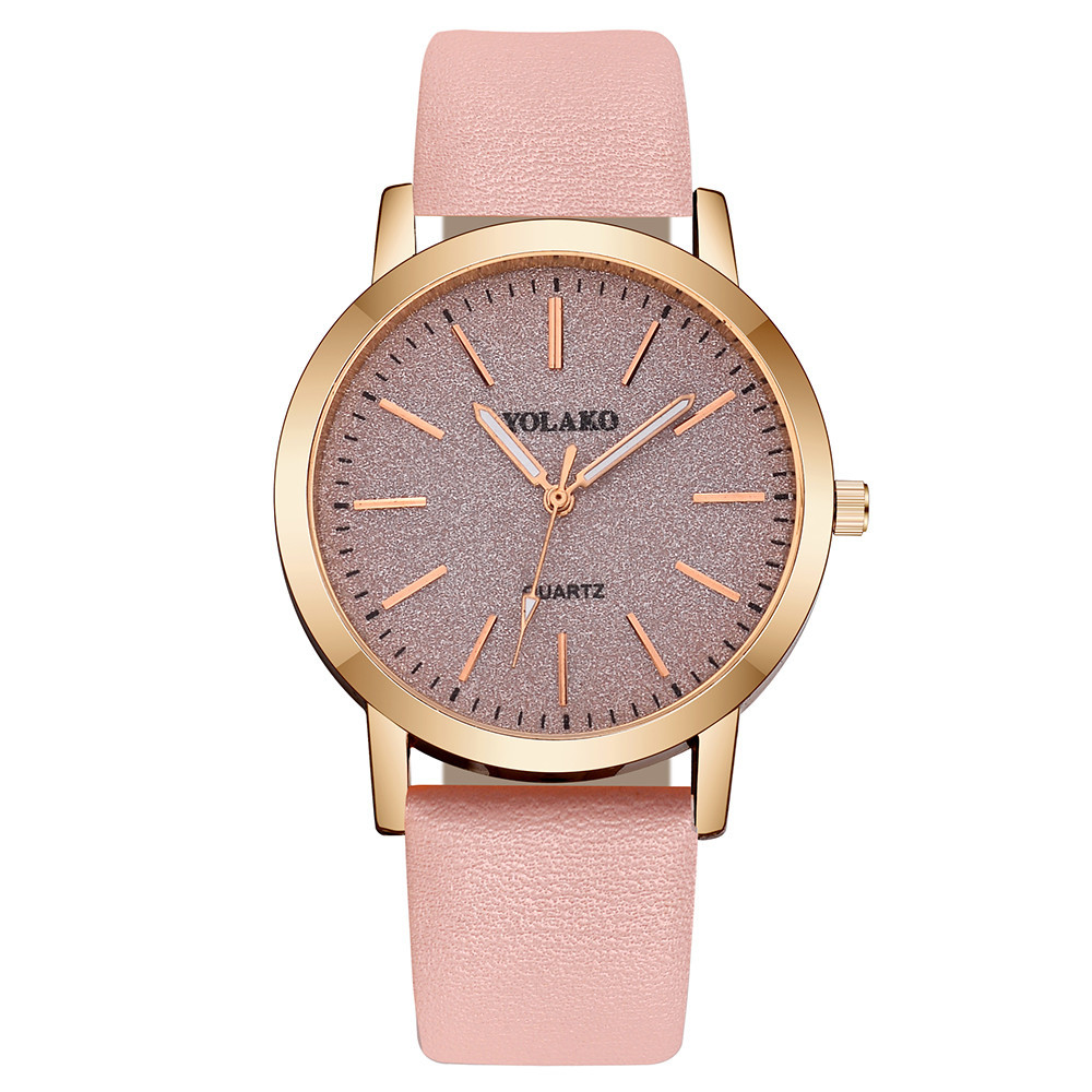 Women's Scrub Scotch Watch Ultra-thin Belt Sleek Small Fresh Quartz Decorative Watch Holiday Gift