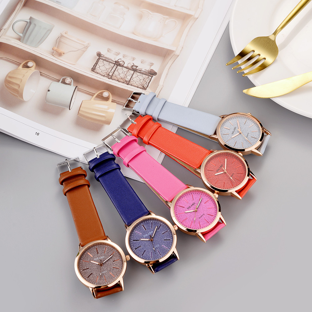 Women's Scrub Scotch Watch Ultra-thin Belt Sleek Small Fresh Quartz Decorative Watch Holiday Gift