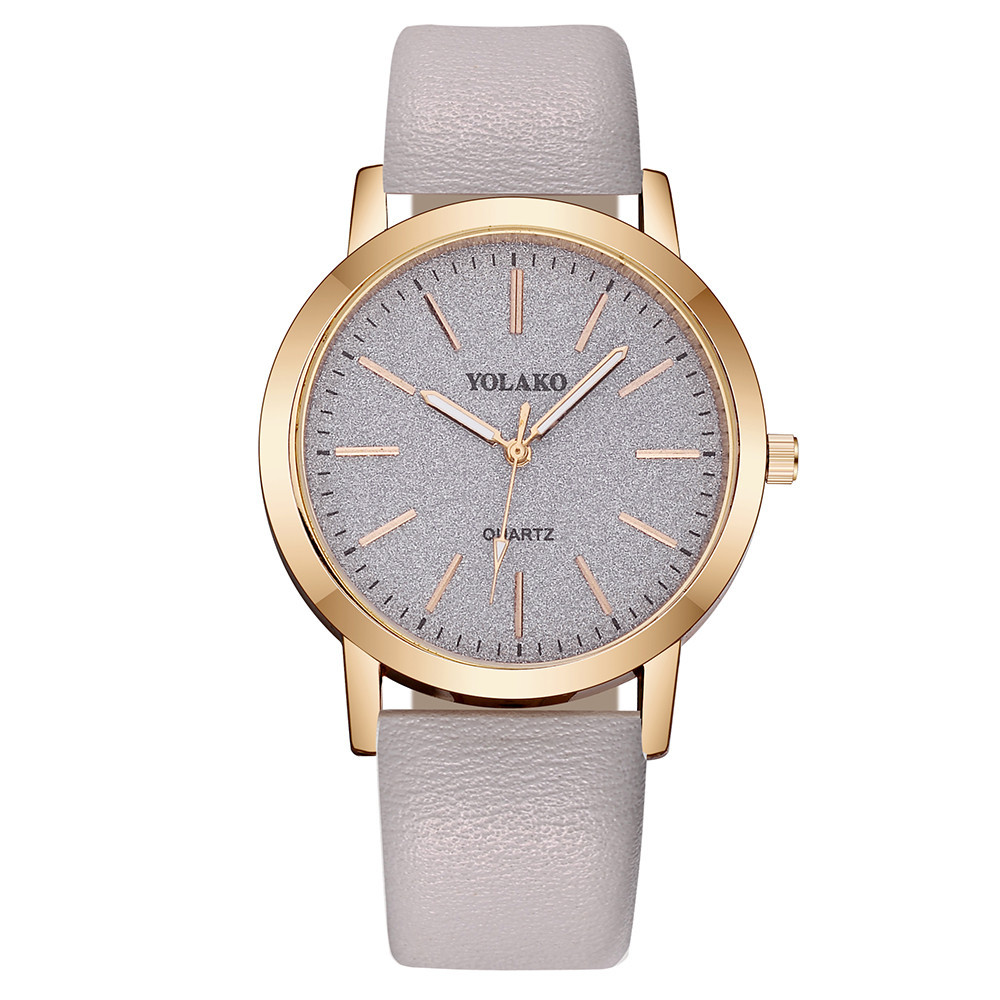 Women's Scrub Scotch Watch Ultra-thin Belt Sleek Small Fresh Quartz Decorative Watch Holiday Gift