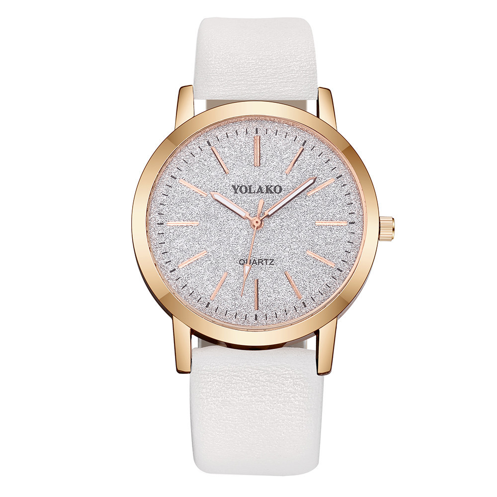 Women's Scrub Scotch Watch Ultra-thin Belt Sleek Small Fresh Quartz Decorative Watch Holiday Gift