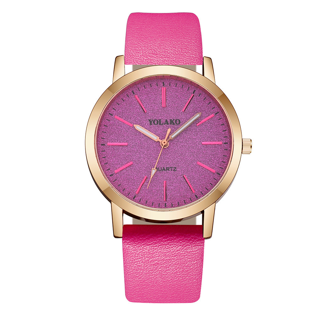 Women's Scrub Scotch Watch Ultra-thin Belt Sleek Small Fresh Quartz Decorative Watch Holiday Gift