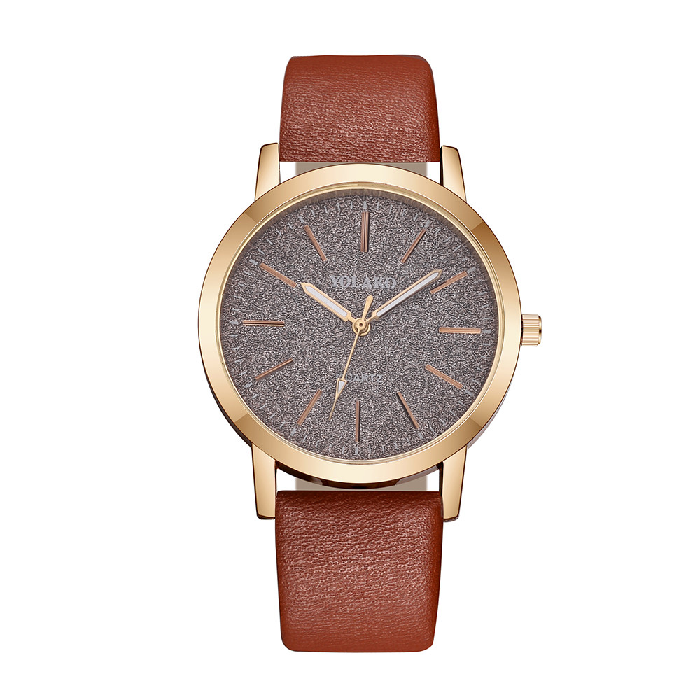 Women's Scrub Scotch Watch Ultra-thin Belt Sleek Small Fresh Quartz Decorative Watch Holiday Gift