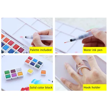42-208Pcs Watercolor Drawing Set Colored Pencil Crayon Water Painting Kid  Art Peinture Enfant Gifts Children