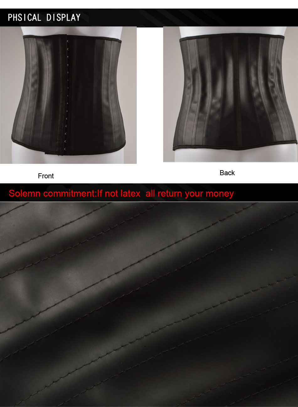Waist trainer Slimming latex Belt Latex waist cincher corset modeling strap Colombian Girdle