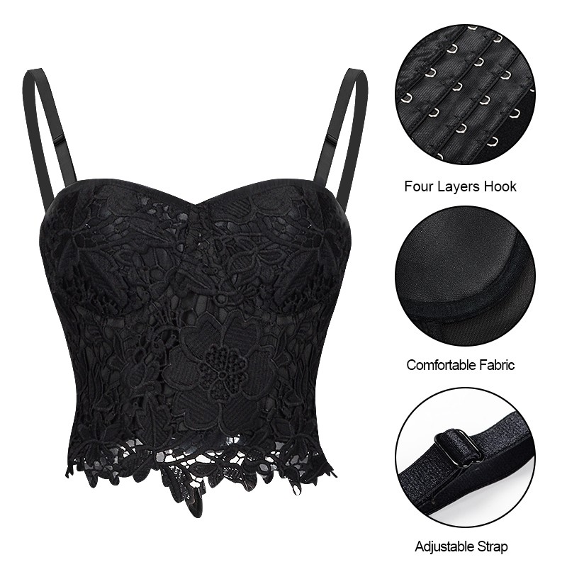 Waist Trainer Corset steampunk Bustiers corset sexy Women gothic clothing Corselet top Burlesque Push up Bras for Women Bra Tops