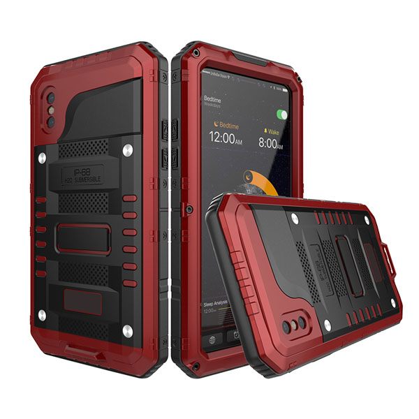 Anti Shock Hybrid Heavy Metal Shockproof Armor Case For iPhone X 8 7 6 Plus 5S SE Protective Cover