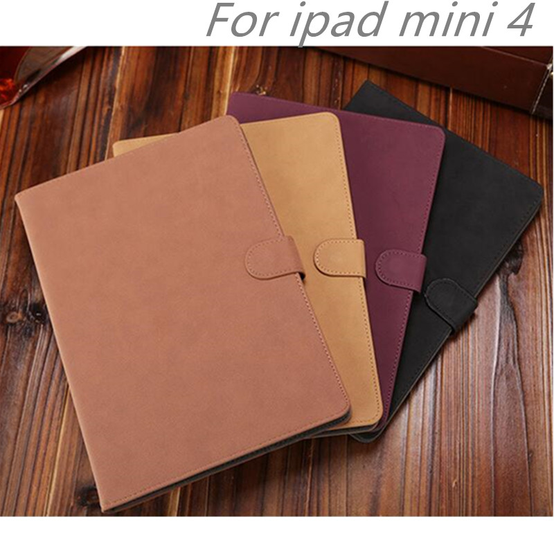 Luxury Retro Vintage Book Style PU Leather Case With Stand Holder For iPad Mini 1 2 3 4 Tablet Cases