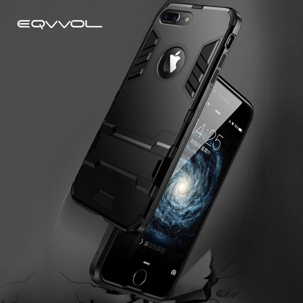 Shockproof Armor Phone Case For Apple iphone X 8 7 Plus 6 6s Plus 5 5s Luxury TPU Protective Case