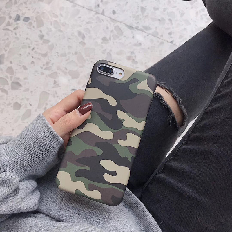 New camouflage Classic soft silicon cover case for iPhone 11 Pro 6S 7 Plus X XR XS Max Military Case