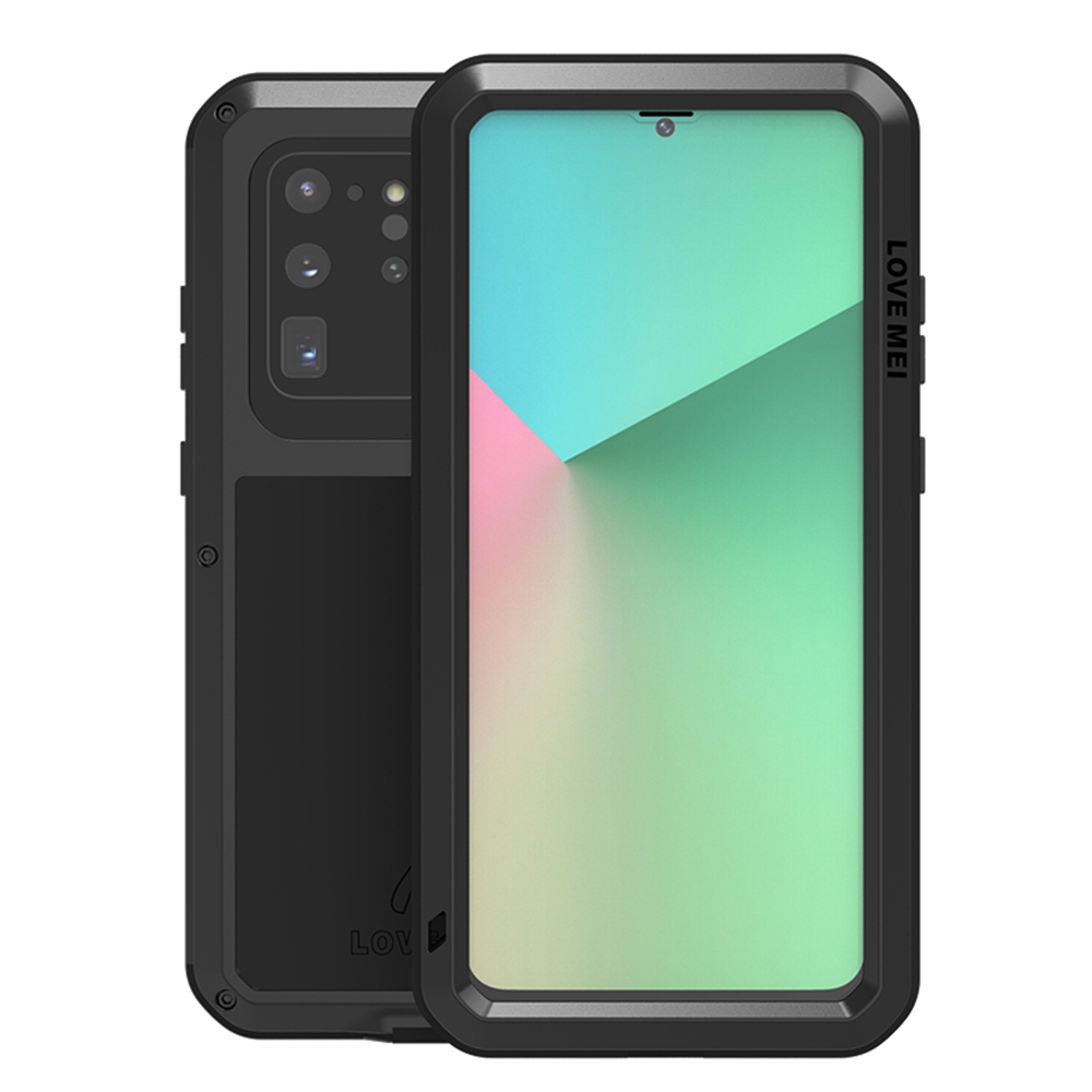NEW Fashion Case For Samsung Galaxy S20 Ultra S20 Plus Full Body Armor Shockproof Metal Phone Case