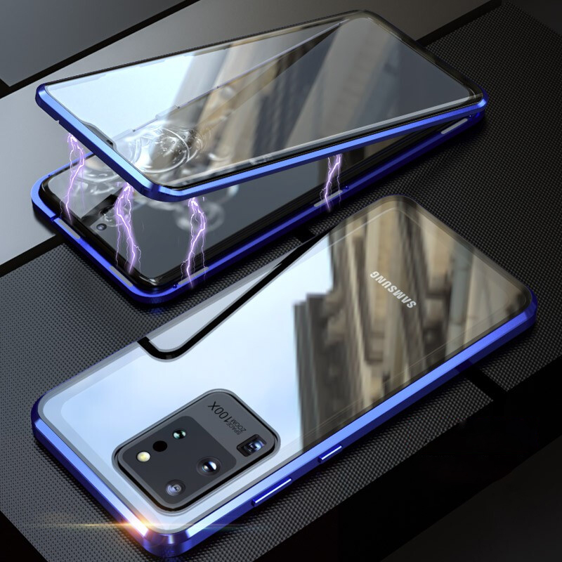 Transparent Case For Samsung Galaxy S20 Ultra Tempered Glass Cover For Samsung S20 Plus S20 S10