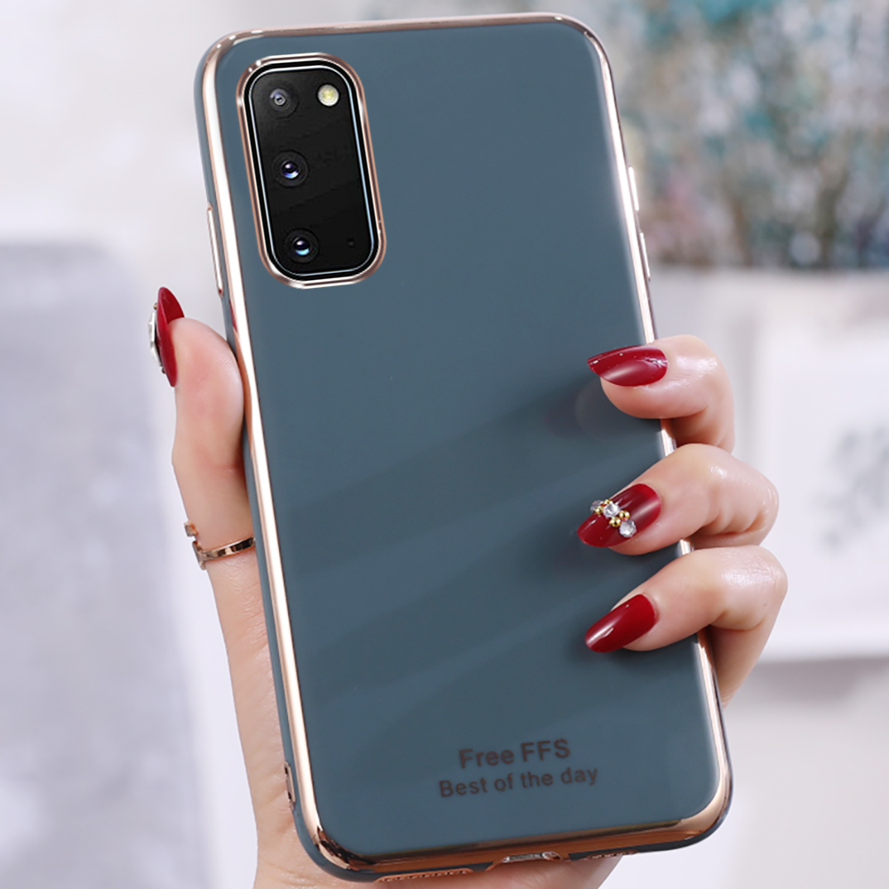 Luxury 6D Plating Case For iPhone 11 Pro Max XS XR 11 Pro For iPhone SE 2020 TPU Protective Case